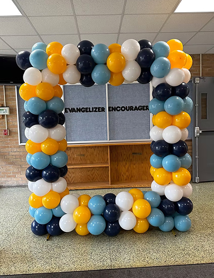 Balloon arch event decor by Balloon Dude