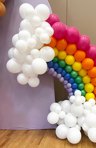 Birthday balloon decor by Balloon Dude